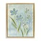 Stupell Industries Blue Petals Contour Floating Frame, design by Kim Allen